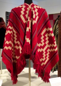 Trarican macun (child's poncho) from Chile, Mapuche people, Honolulu Museum of Art