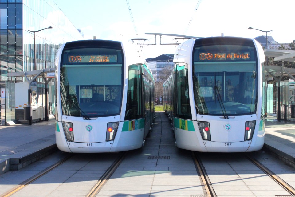 Tramway Ligne 3a Pont Garigliano Paris 4