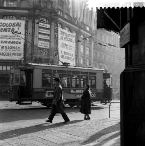 Tramstaking in Barcelona (tramboycot door bevolking), Bestanddeelnr 908-2743