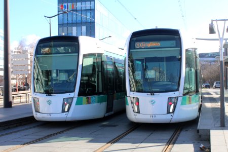 Tramway Ligne 3a Pont Garigliano Paris 2