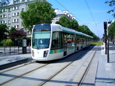Tramway à Paris