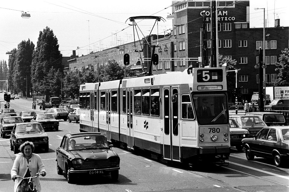 Trams, stadsbeelden, Bestanddeelnr 930-3440