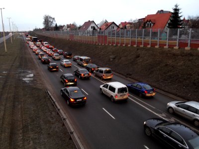 Trasa W-Z w Gdańsku - luty 2011