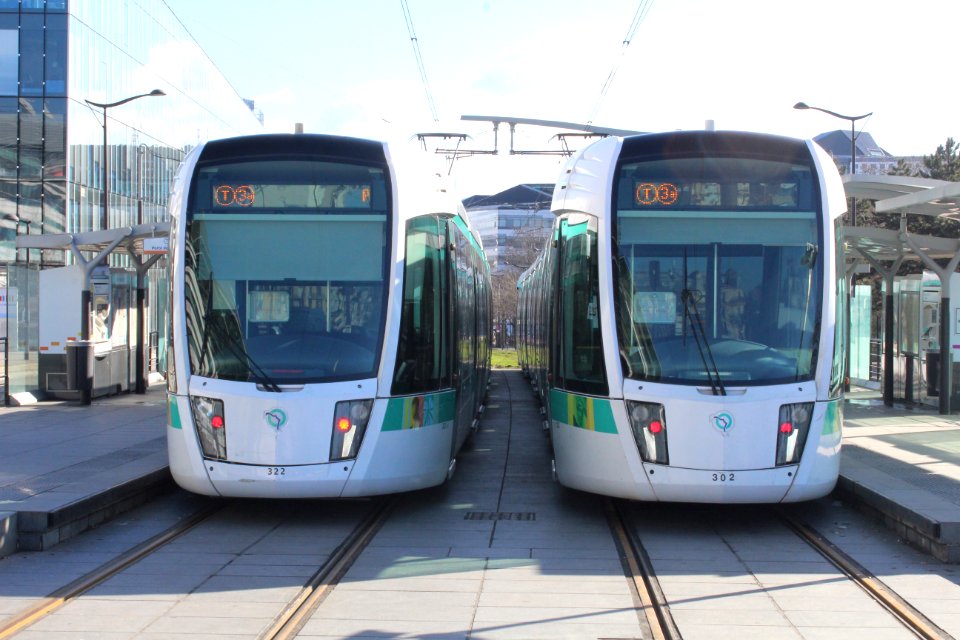 Tramway Ligne 3a Pont Garigliano Paris 7
