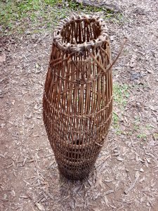 Traditional Manobo fish trap without lid (Bukidnon, Philippines) 01