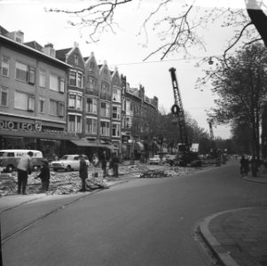 Tramrailsbaan in Vierambachtstraat aan vernieuwing toe, Bestanddeelnr 919-1576