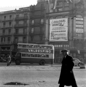 Tramstaking in Barcelona (tramboycot door bevolking), Bestanddeelnr 908-2745