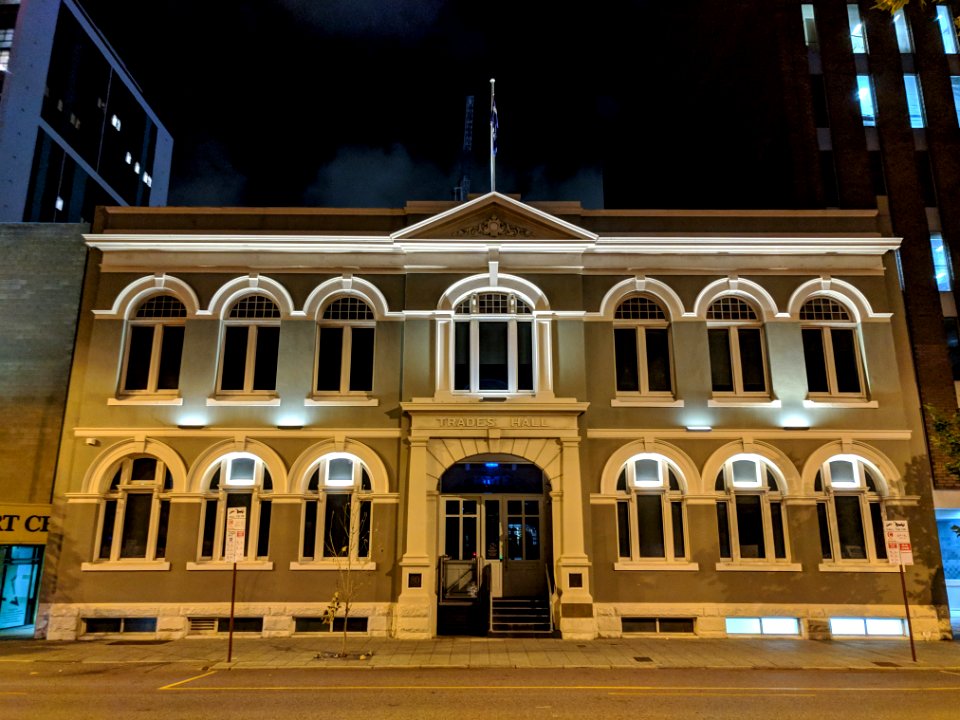 Trades Hall, Perth, December 2018 02