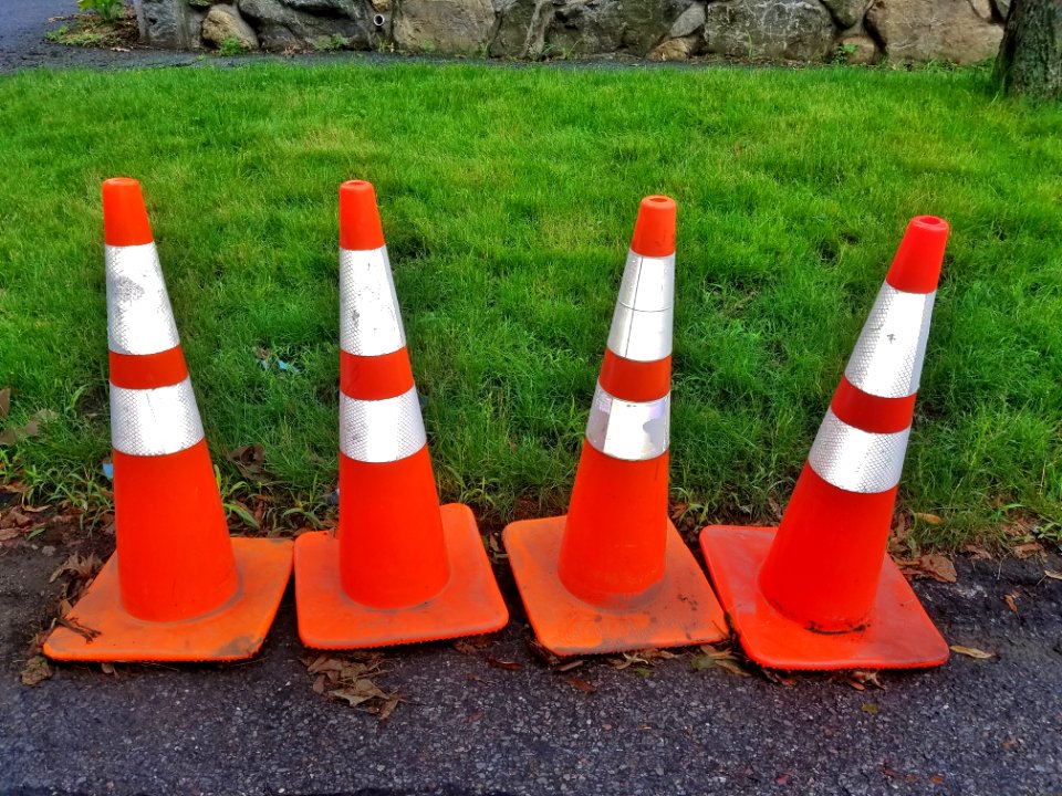 Traffic cones - Arlington, MA