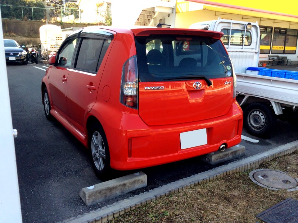 Toyota PASSO Racy (XC10) rear