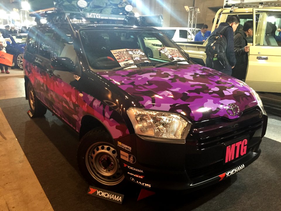 Toyota Succeed Off-road Package front - Tokyo Auto Salon 2015