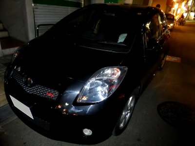 Toyota Vitz RS (XP90)at night front