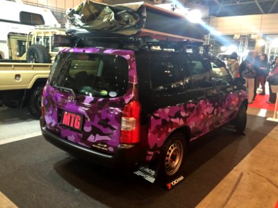 Toyota Succeed Off-road Package rear - Tokyo Auto Salon 2015