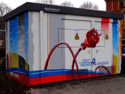Trafohäuschen in Am Häckerstieg, Arnstadt 2