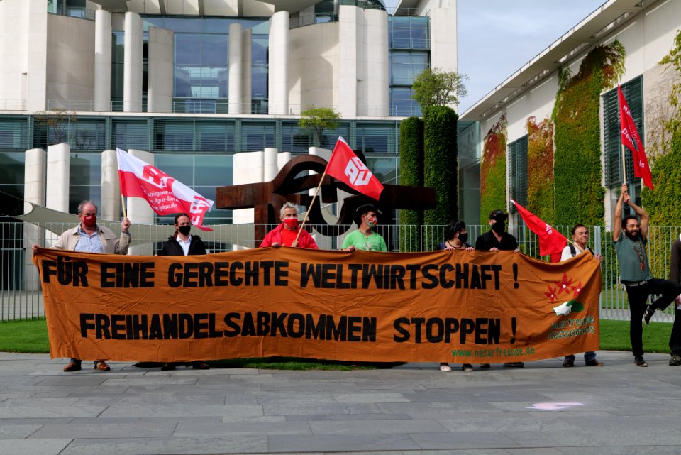 Trade agreement protest Berlin 2020-09-08 13