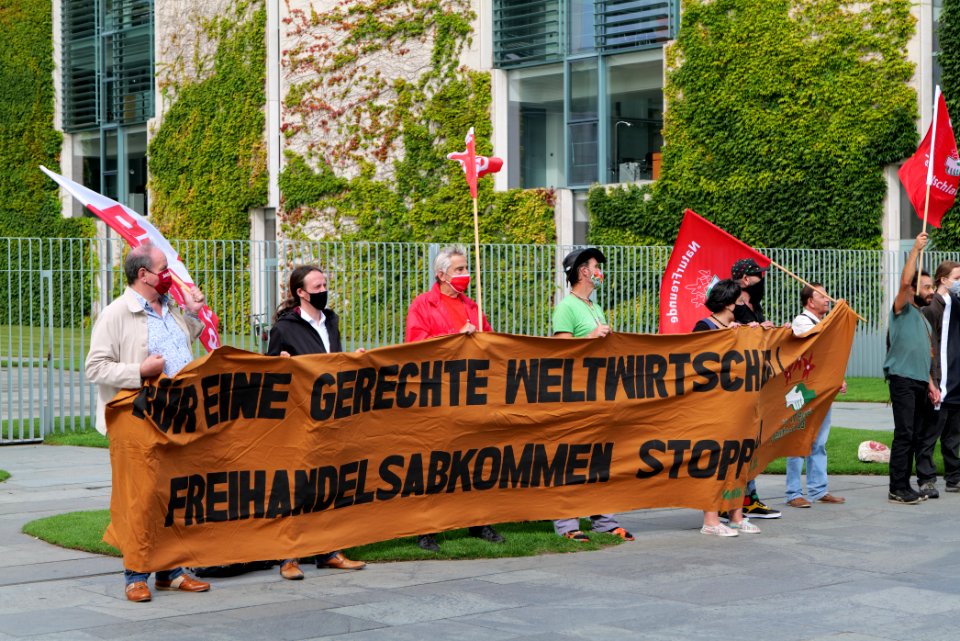 Trade agreement protest Berlin 2020-09-08 18