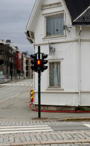 Traffic light pedestrians red Drammen (1)