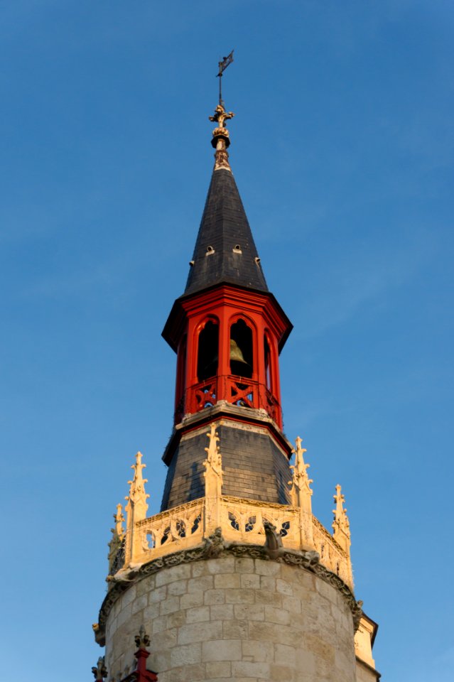 Town hall La Rochelle top belfry