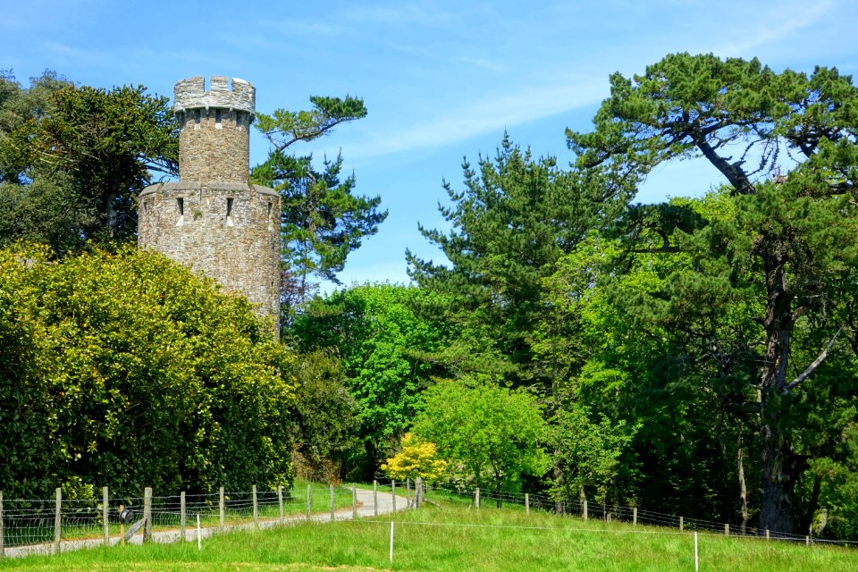 Tower - Caerhayes Castle - Cornwall, England - DSC02894