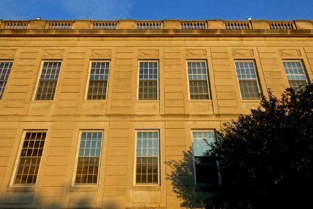 Town Hall side view - Arlington, MA - DSC02744