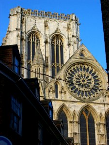 Tower and south transept, York Minster
