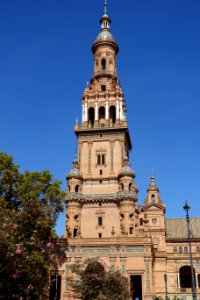 Tower - Plaza de España - Seville, Spain - DSC07280
