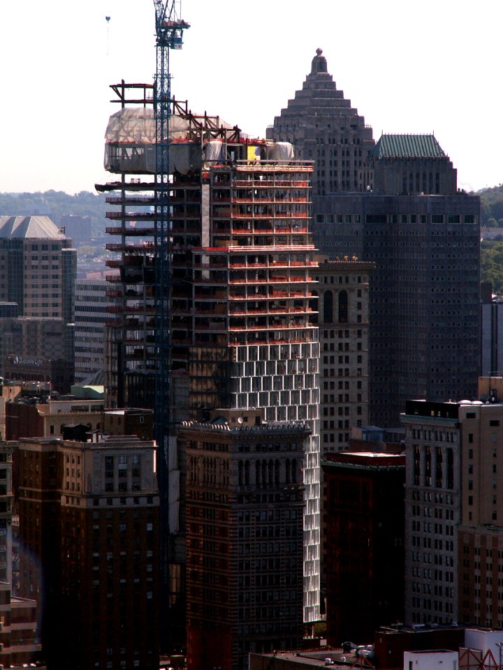 Tower at PNC Plaza under construction, August 29, 2014