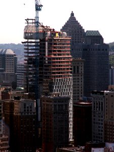 Tower at PNC Plaza under construction, August 29, 2014 photo