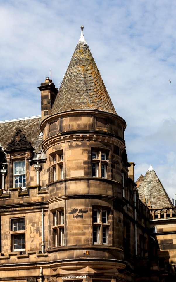 Tower atop Haddington place, Edinburgh, Scotland, GB, IMG 3612 edit