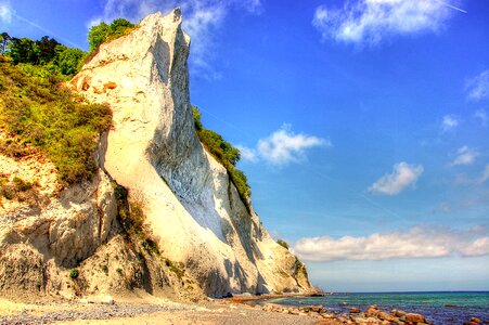 Island mön white cliffs cliff photo