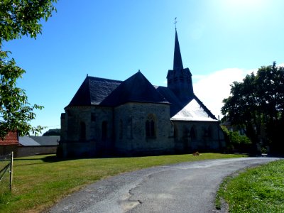 Tourteron (Ardennes) église Saint-Brice vue du nord