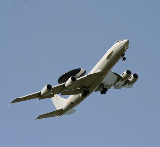 Sky military flight