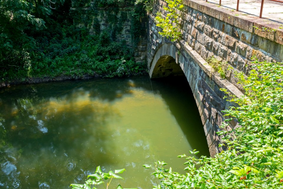 Town Creek under Town Creek Aqueduct