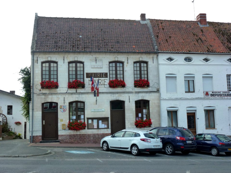 Tournehem-sur-la-Hem (Pas-de-Calais, Fr) mairie