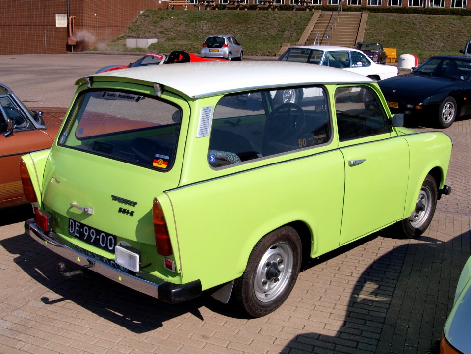 Trabant 601 K (1970), Dutch licence registration DE-99-00, pic1