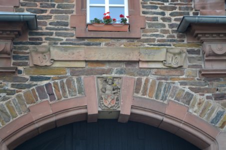 Traben, Am Bahnhof 40, Detail