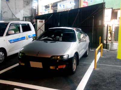 Toyota SERA (EXY10) at night front