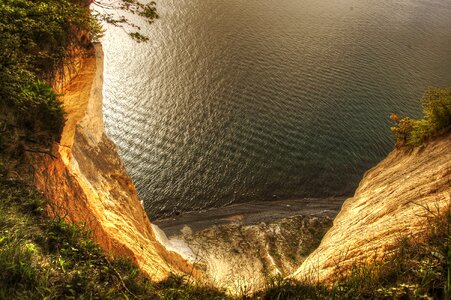 Island mön white cliffs cliff photo