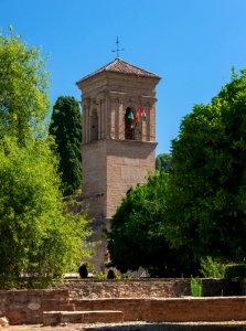 Tower convento San Francisco Parador Granada Spain photo