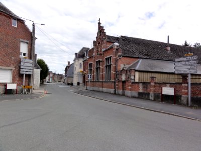 Trélon (Nord, Fr) Rue Victor Hugo