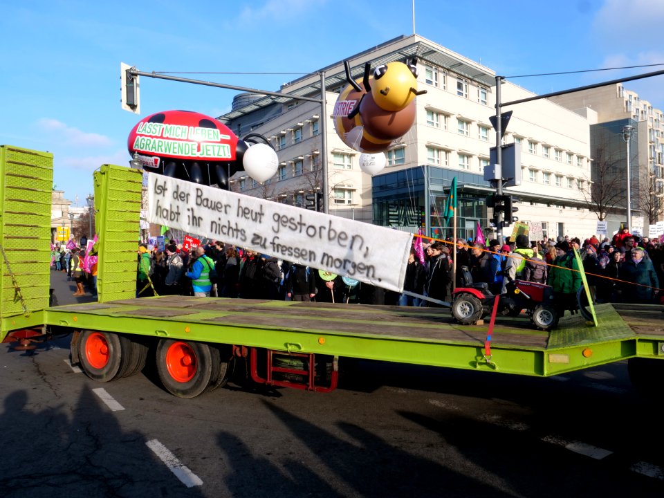 Tractor at the "Wir Haben Es Satt!" Demonstration 2019 21
