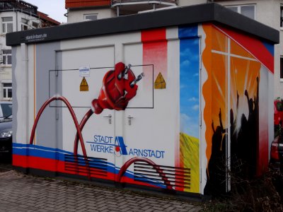 Trafohäuschen in Am Häckerstieg 1, Arnstadt 1
