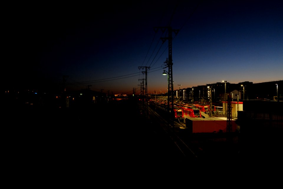 Tracks from Camberger Straße at night 2020-03-22 05