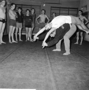 Training Nederlands zevental waterpolo door Anton Geesin te Utrecht, Bestanddeelnr 914-4895