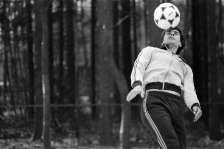 Training Nederlands voetbal-elftal in Zeist, Cees Schapendonk tijdens de trainin, Bestanddeelnr 931-3323