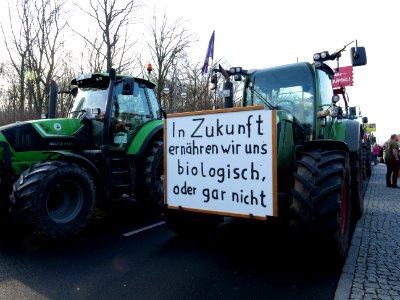 Tractor at the "Wir Haben Es Satt!" Demonstration 2019 01