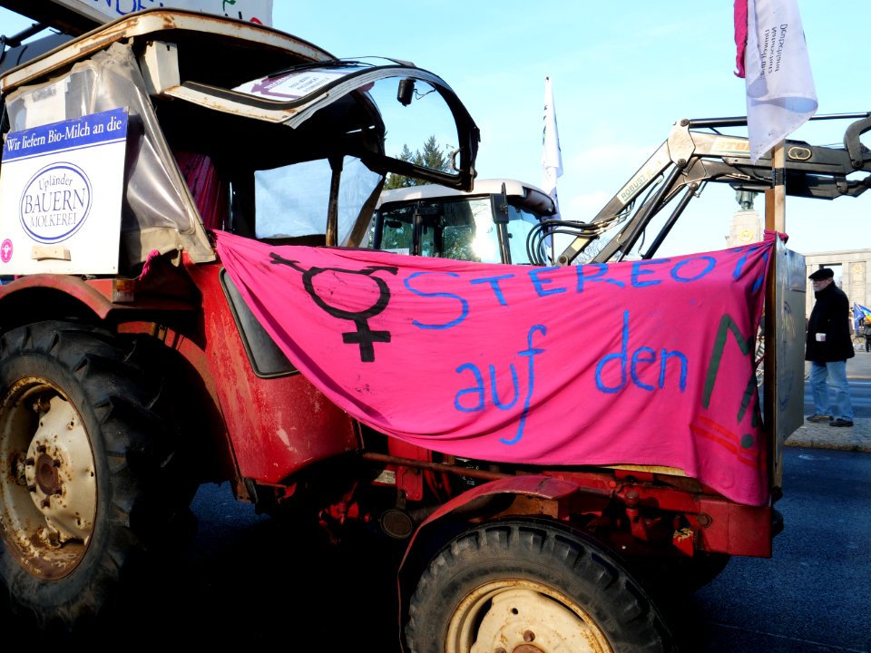 Tractor at the "Wir Haben Es Satt!" Demonstration 2019 08
