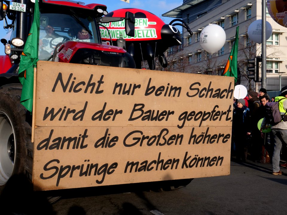 Tractor at the "Wir Haben Es Satt!" Demonstration 2019 20