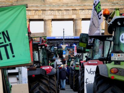 Tractor at the "Wir Haben Es Satt!" Demonstration 2019 111