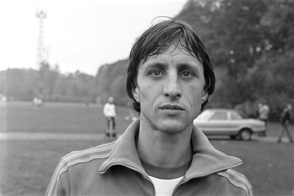 Training Nederlands elftal in Zeist, Johan Cruijff (kop), Bestanddeelnr 929-4071